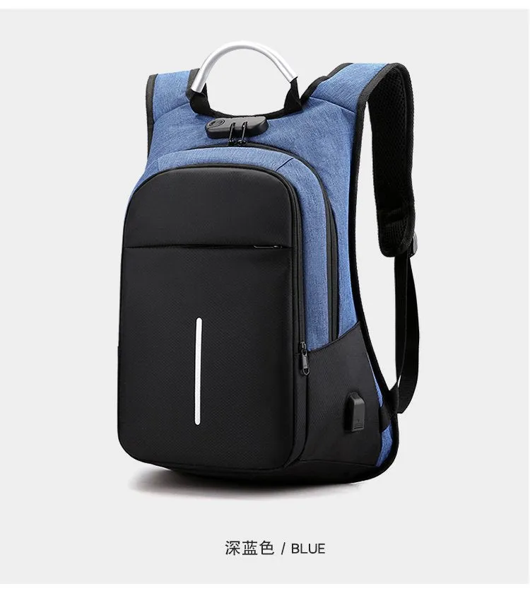 15.6-inch laptop bag password lock backpack