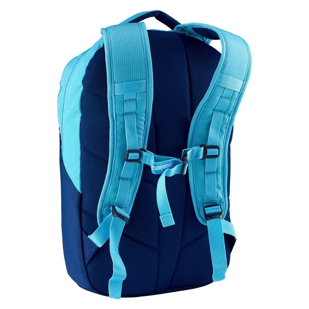 Caribee Obingo Laptop Backpack 28L - Tropic Blue/Navy