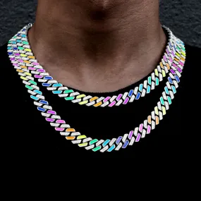 Cuban 13mm Colorful Miami Link Chain