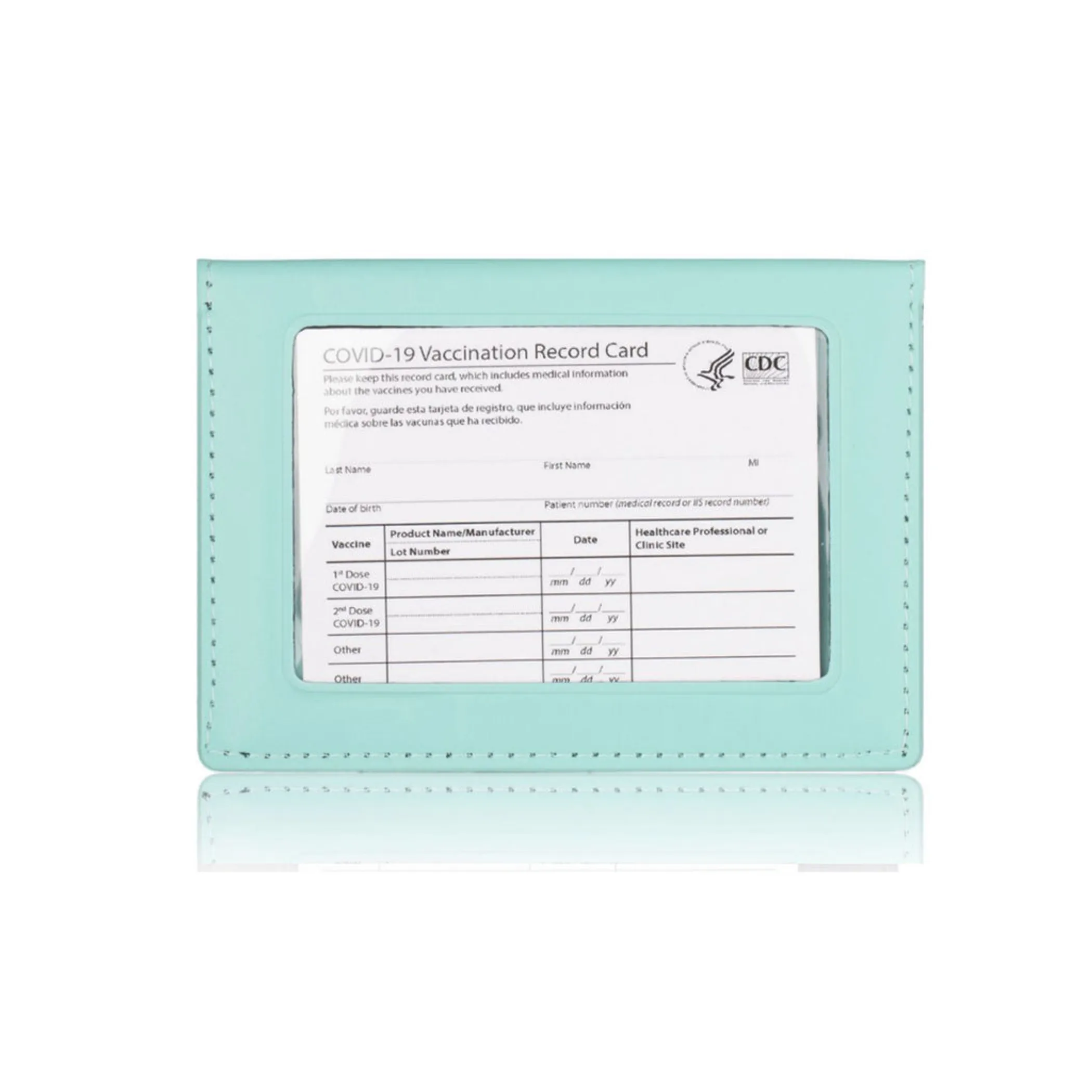 Essential 2 In 1 Vaccination Card And ID Card Holder