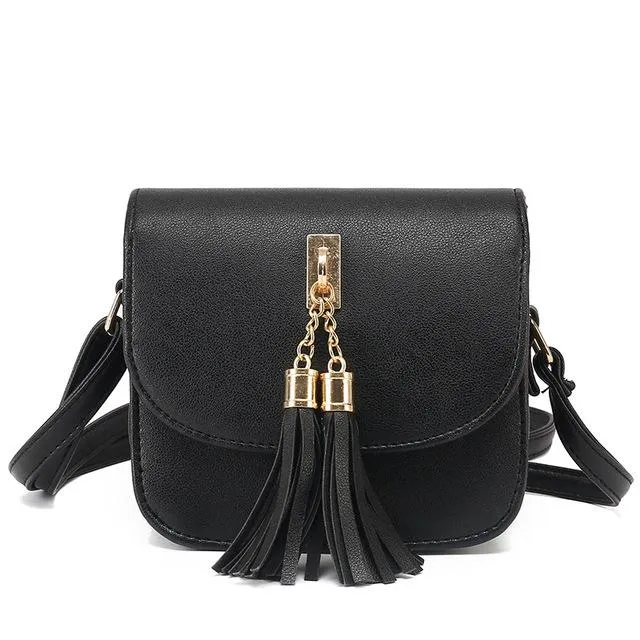 Fashion 2017 Small Chains Bag Women Candy Color Tassel Messenger Bags Female Handbag Shoulder Bag Flap Women Bag Bolsa Feminina