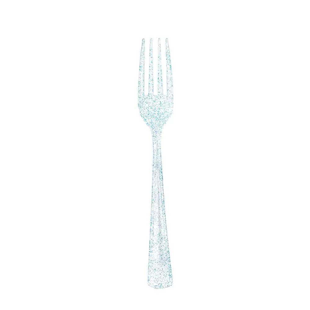 Glitter Premium Plastic Cutlery Combo