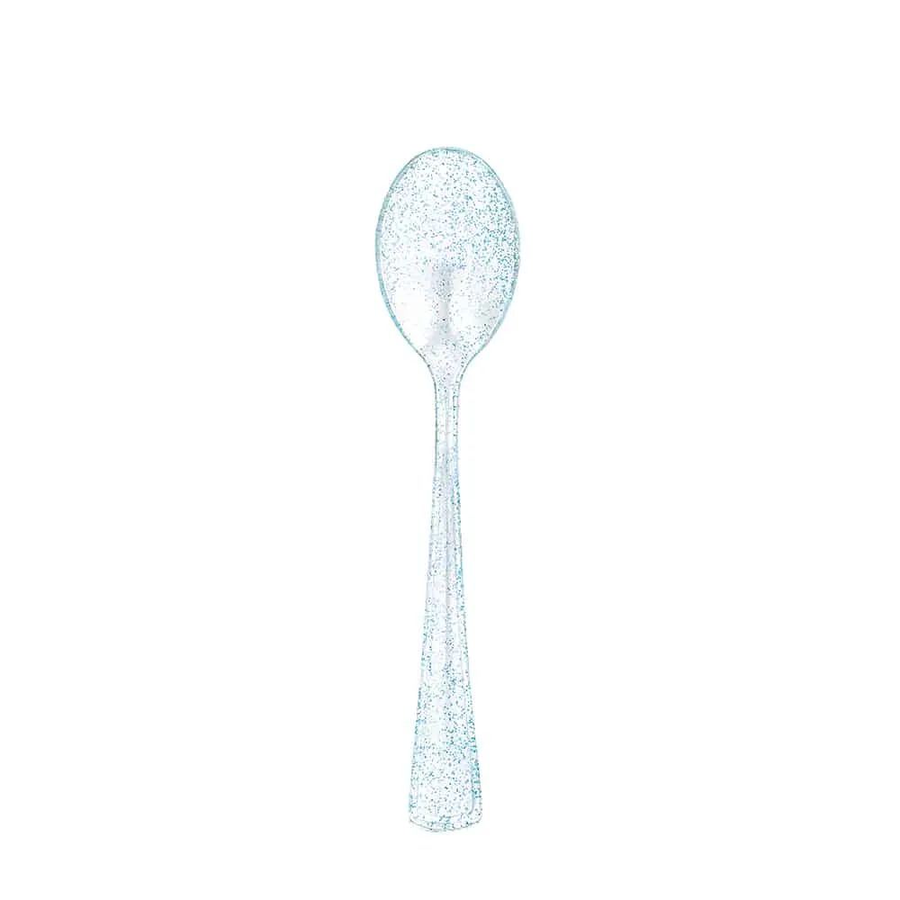 Glitter Premium Plastic Cutlery Combo