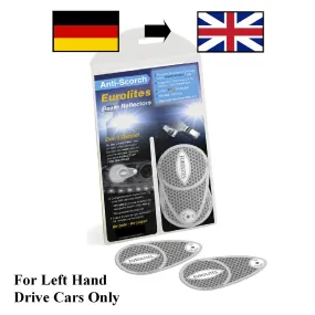 Headlight Beam Deflectors Converters for Left Hand Drive Cars DE