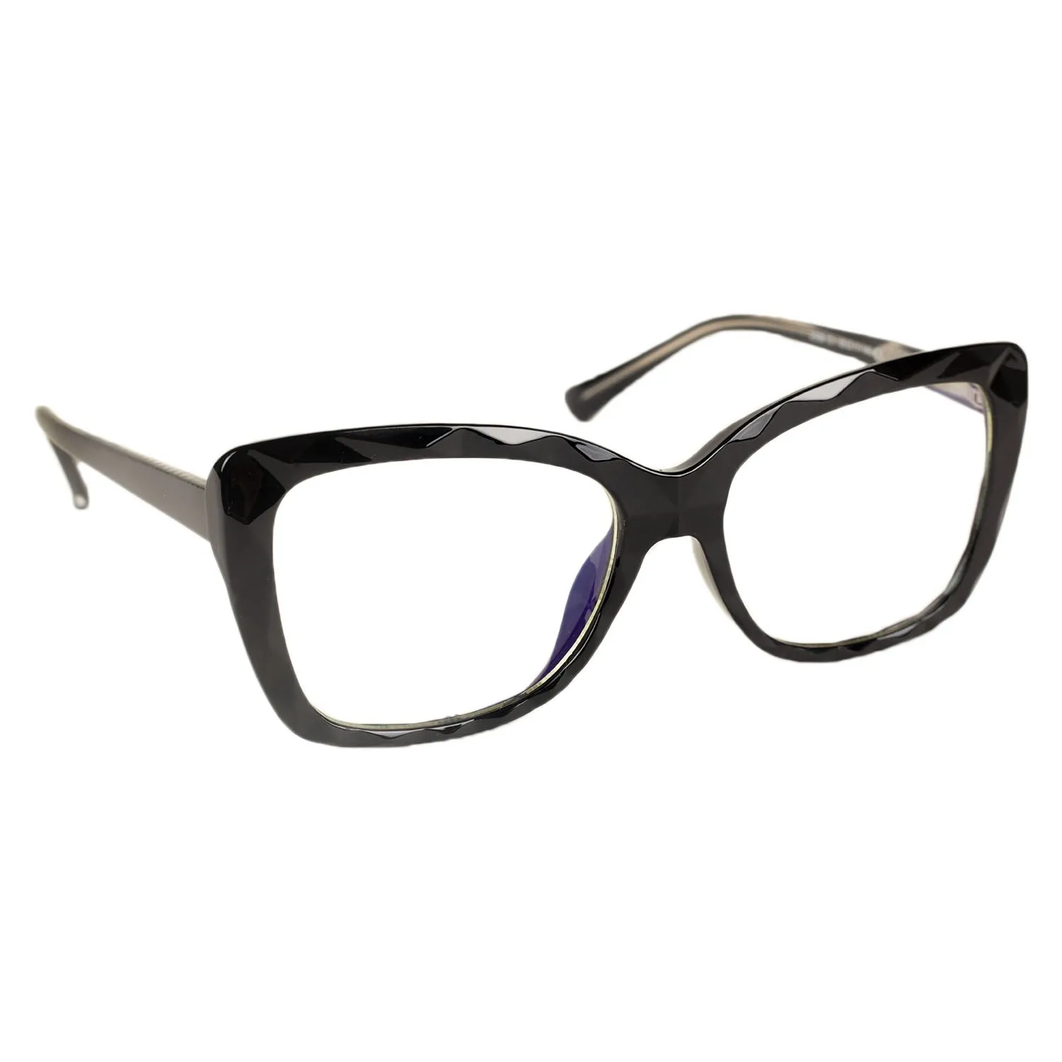 iB-iP Women's Retro Cat Eye Black Leopard Fashion Clear Lens Classic Eyeglasses