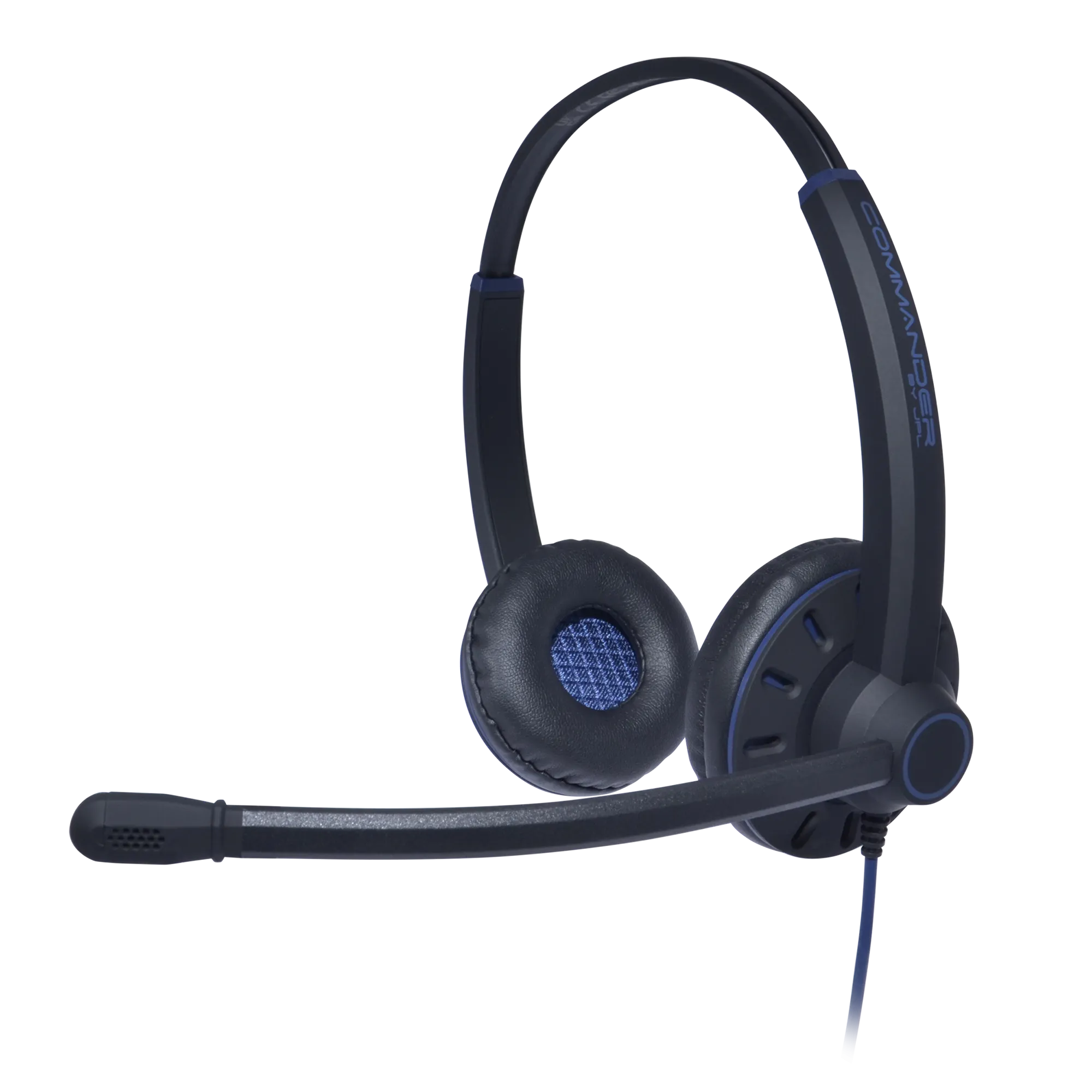 JPL Office USB Monaural/ Binaural  Headset w/ Noise-canceling Mic & Call/Volume/Mute Control (Commander 1 & 2)