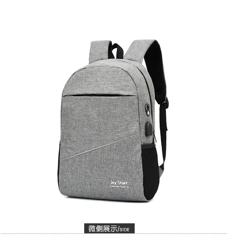 Large Sport Swagger Bag Fashionable Backpack Black Grey