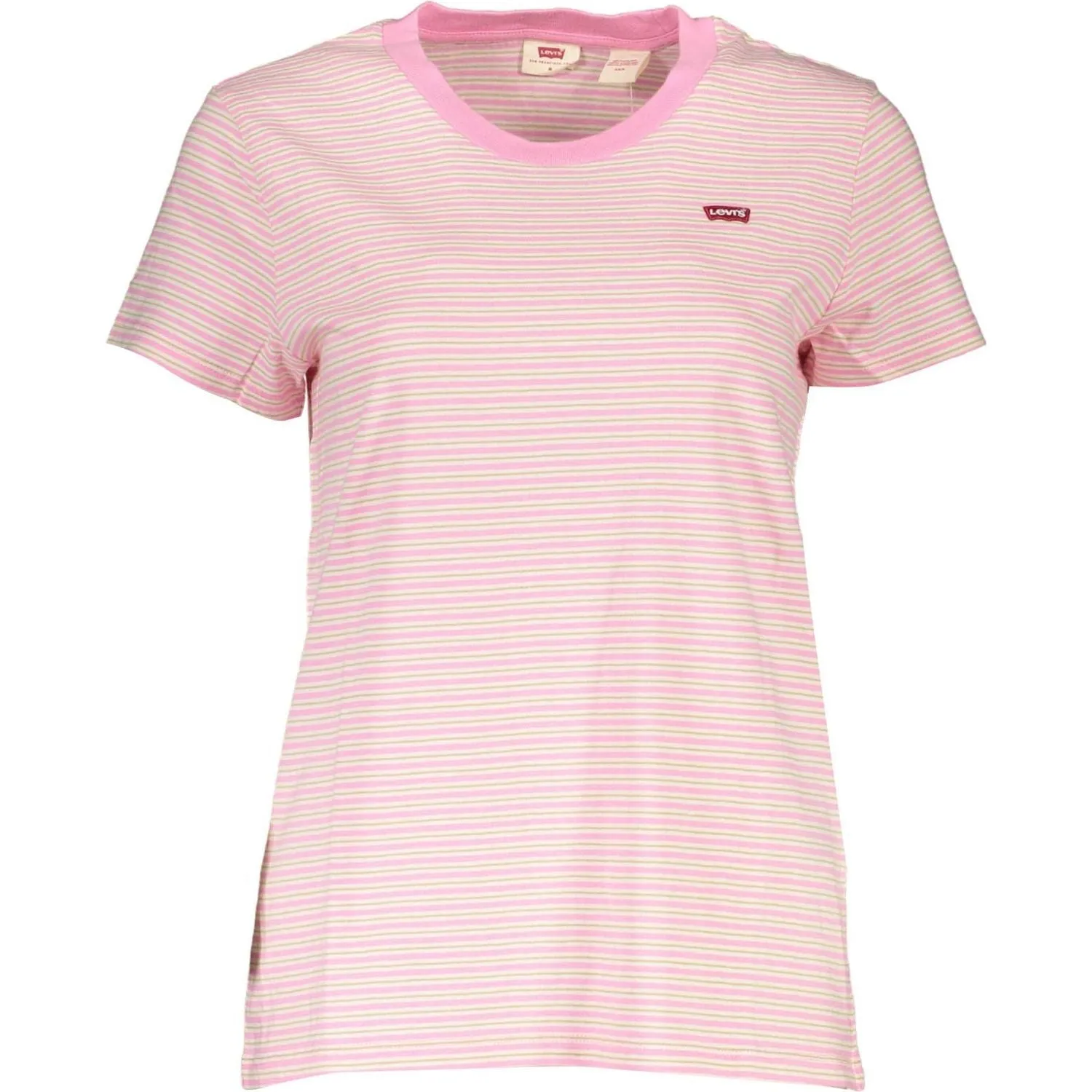 Levi's Pink Cotton Women T-Shirt