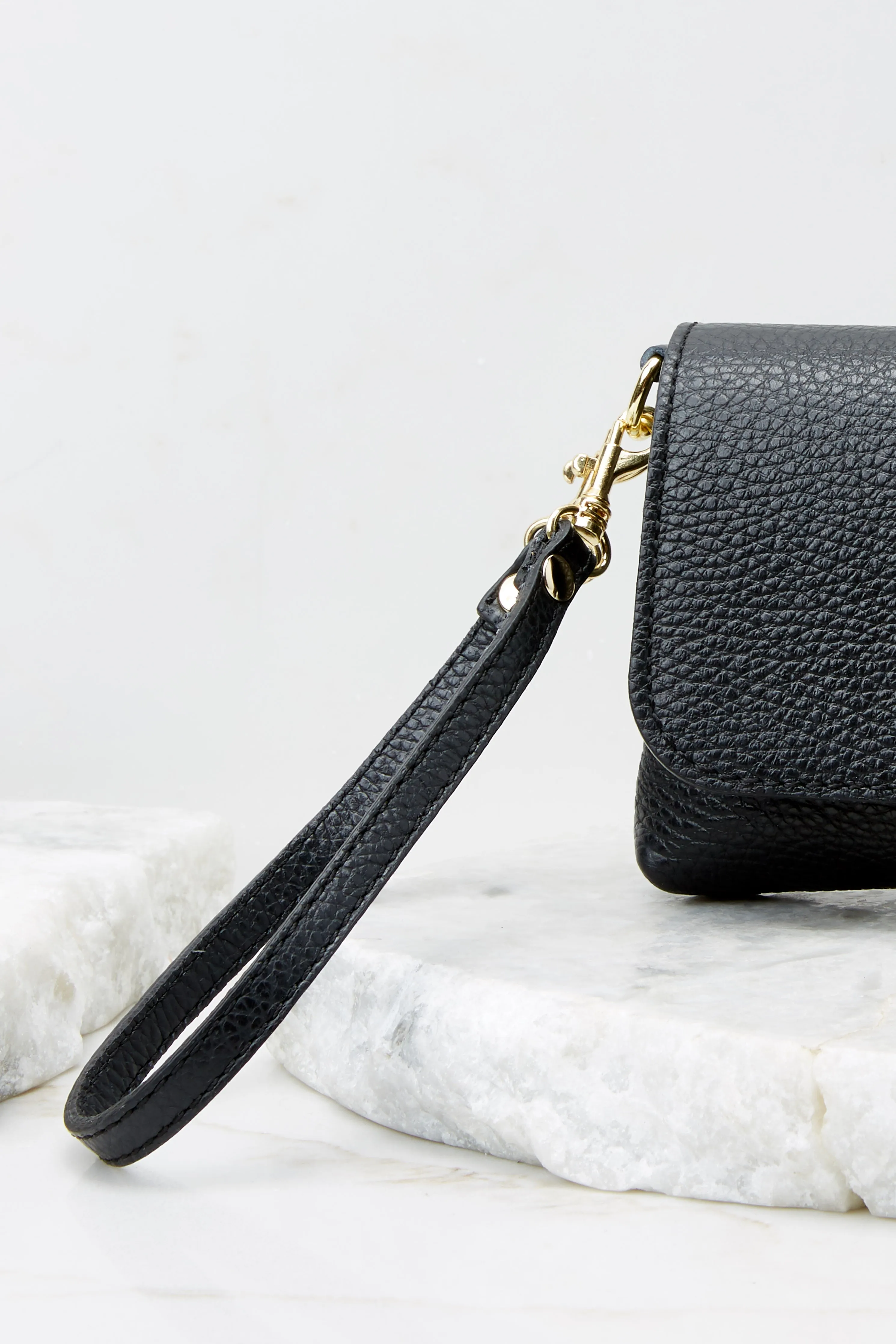 Little Lady Black Leather Bag