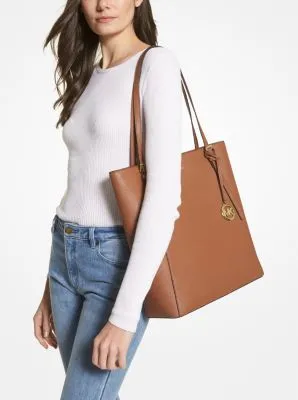 Megan Large Saffiano Leather Tote