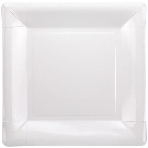 Metallic Premium Paper Square Dinnerware