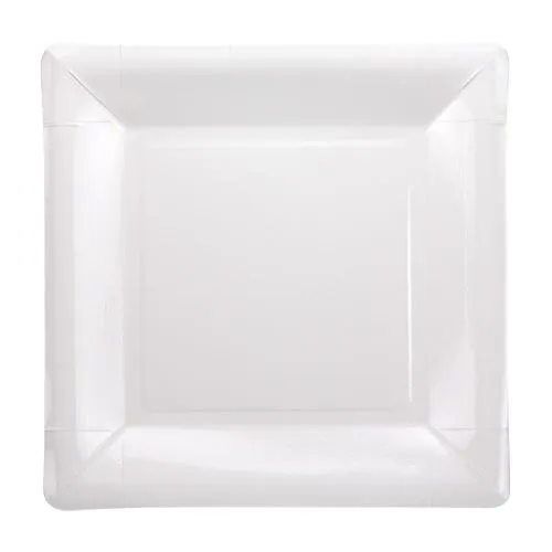 Metallic Premium Paper Square Dinnerware