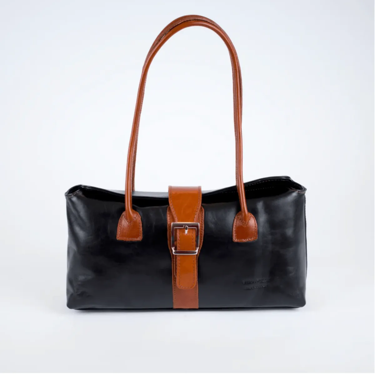 Modern Leather Shoulder Tote, Rimini