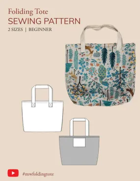 PDF Pattern - Folding Tote | Madswick