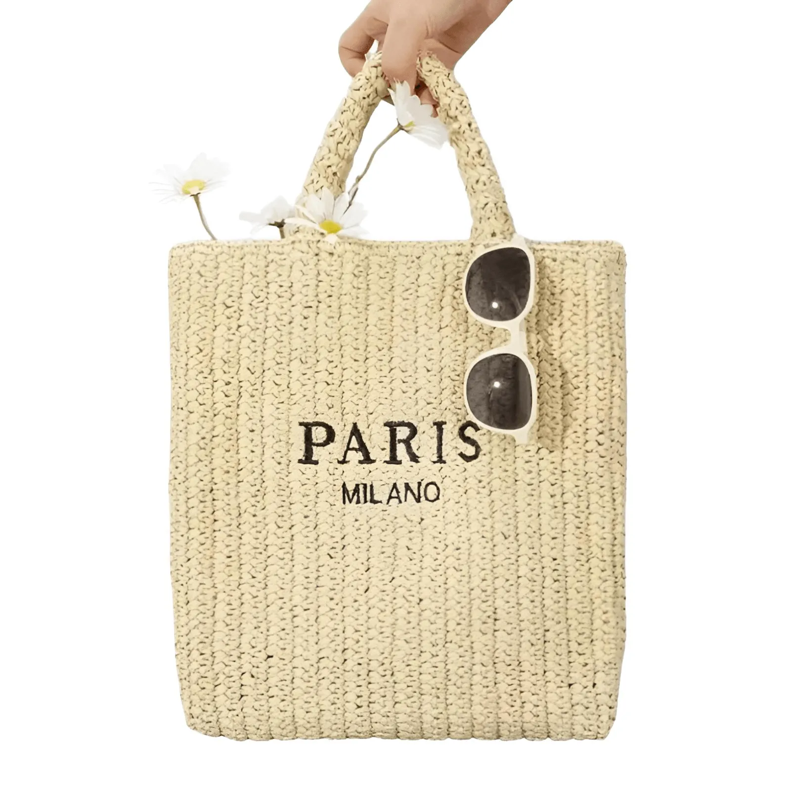 Raffia Straw Paris Bags