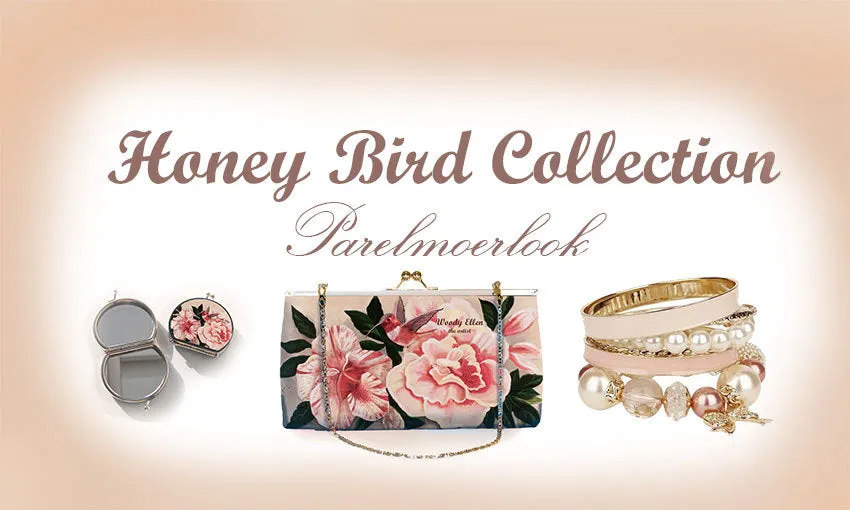 Retro clutch, clutch bag, Honeybird