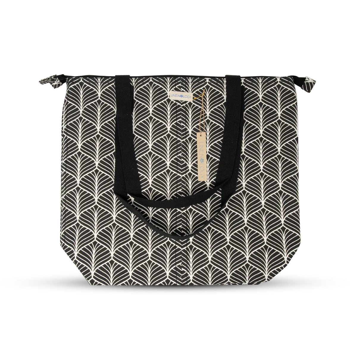 Super Sized Tote - Abstract - Black