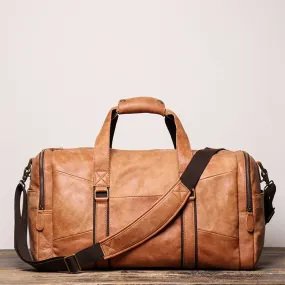 Unique Duffle Bag Vintage Leather Duffle Bag Good Big Size Travel Bag Gym bag Big Space